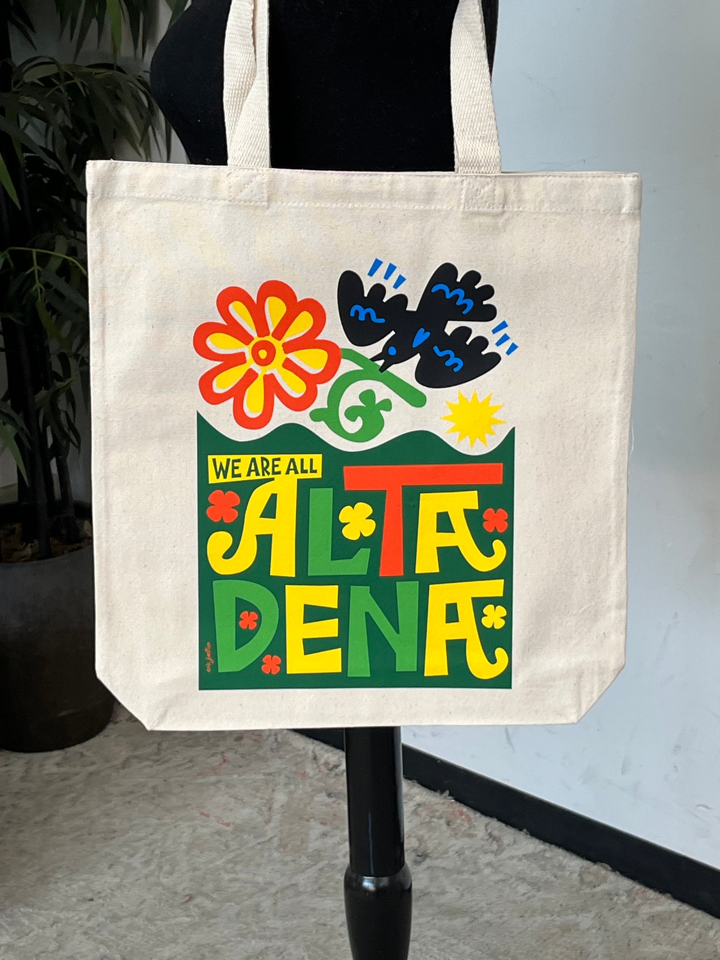 Habitat For Humanity Canvas Bag "We Are All Altadena"