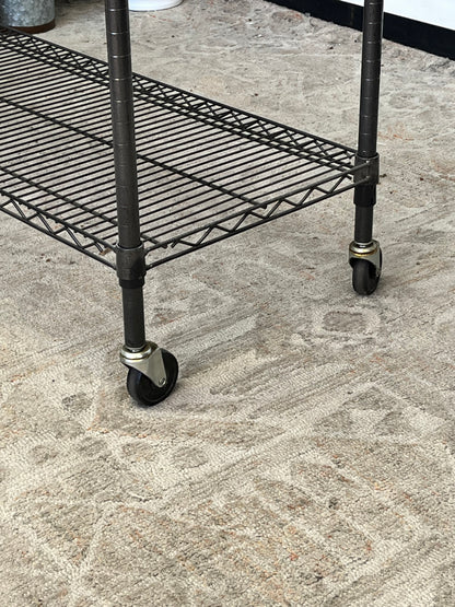 Industrial Black Metal Rack
