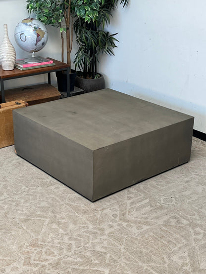 Modern 40" Square Coffee Table