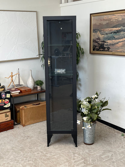 Modern Glass Display Cabinet - Damaged