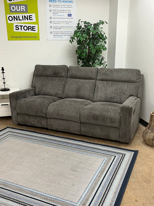 Dark Gray Recliner Sofa