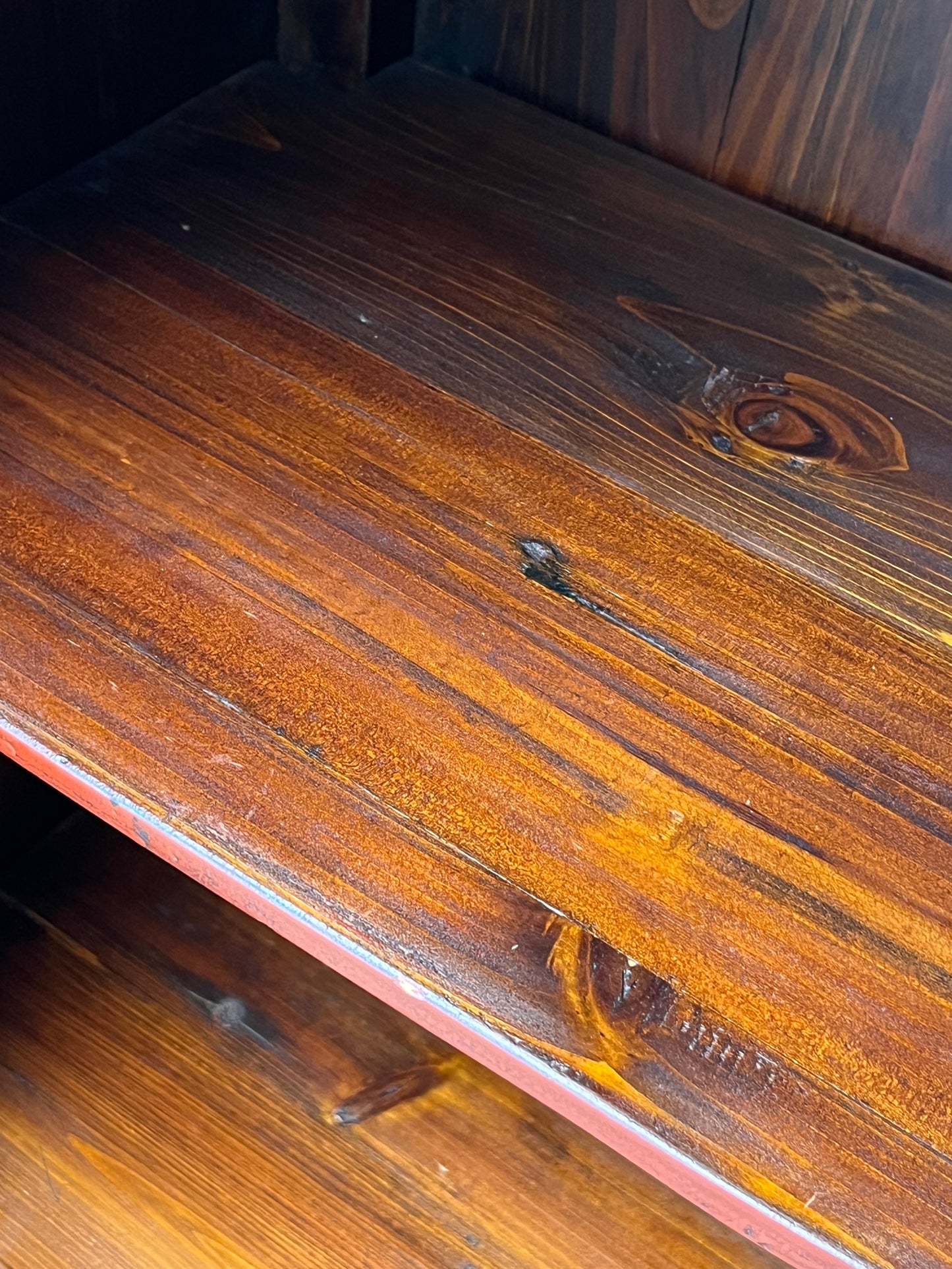 Asian Style Red Cabinet