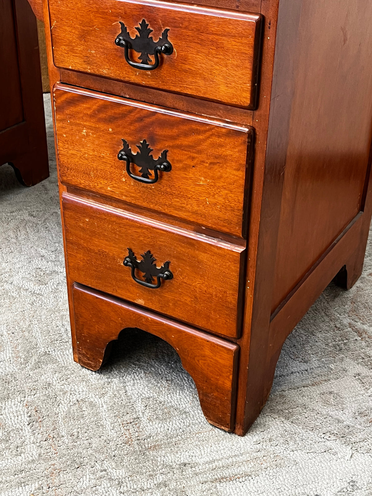 Antique Style Wooden Library Desk