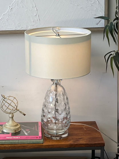 Textured Pear Shaped Table Lamp