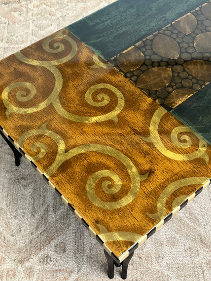 Lana Moore Hand Signed Coffee Table