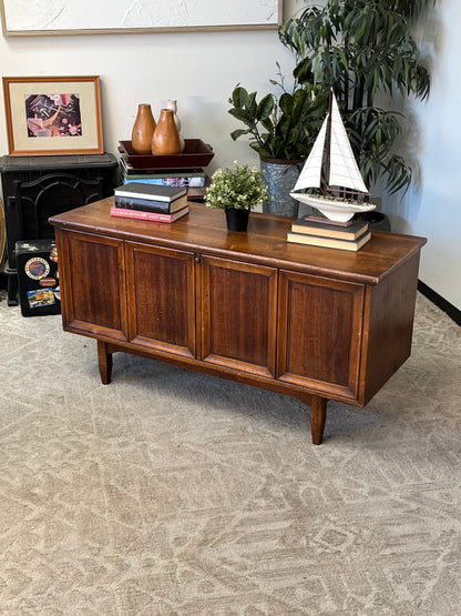 Lane Furniture Mid Century Wooden Cedar Chest - Broken Leg