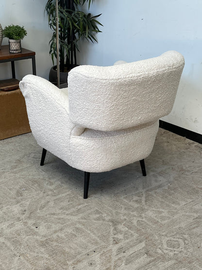 Modern Fuzzy Low-Back Chair