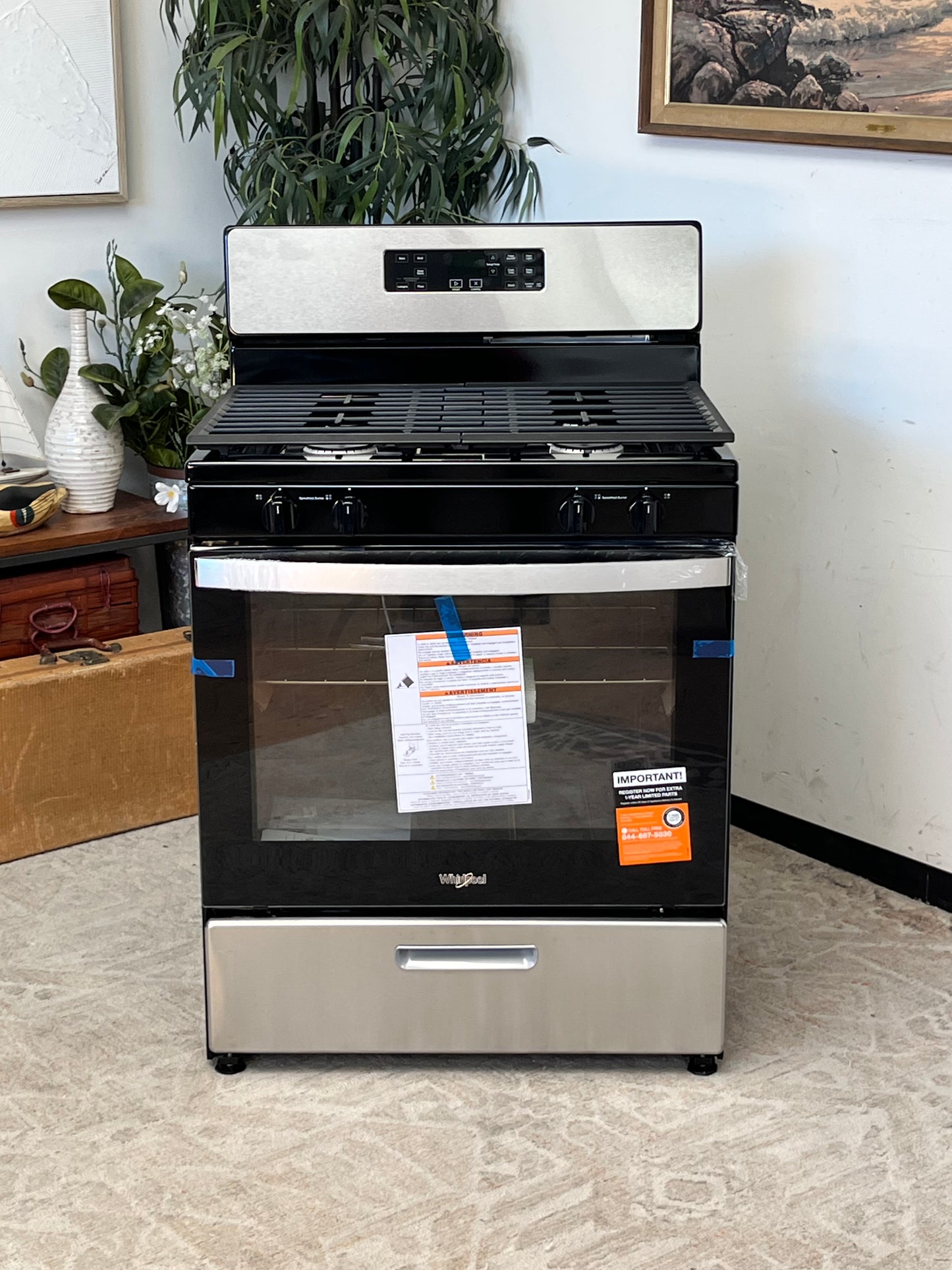 Whirlpool 5.1 Cu. Ft. Freestanding Gas Range