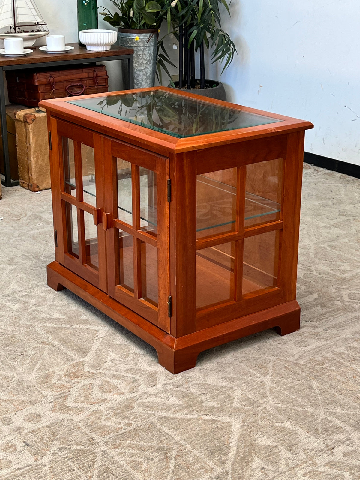 Craftsman Style Wooden Side Table