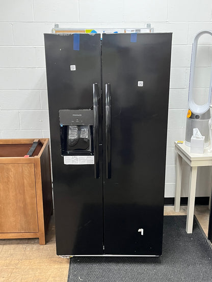 Frigidaire 22 Cu. Ft. 33" Black Side by Side Refrigerator