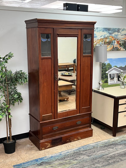 Antique Edwardian 80" Armoire