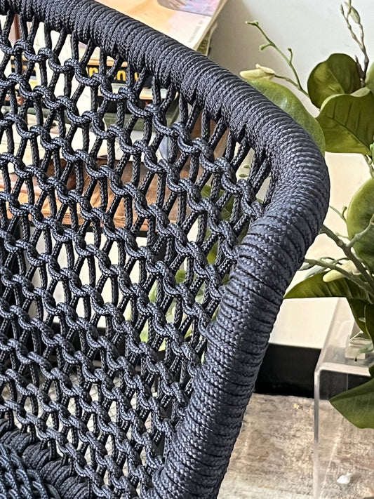 Woven Rope Outdoor Counter Stool