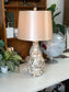 Modern Natural Shell Tile Table Lamp