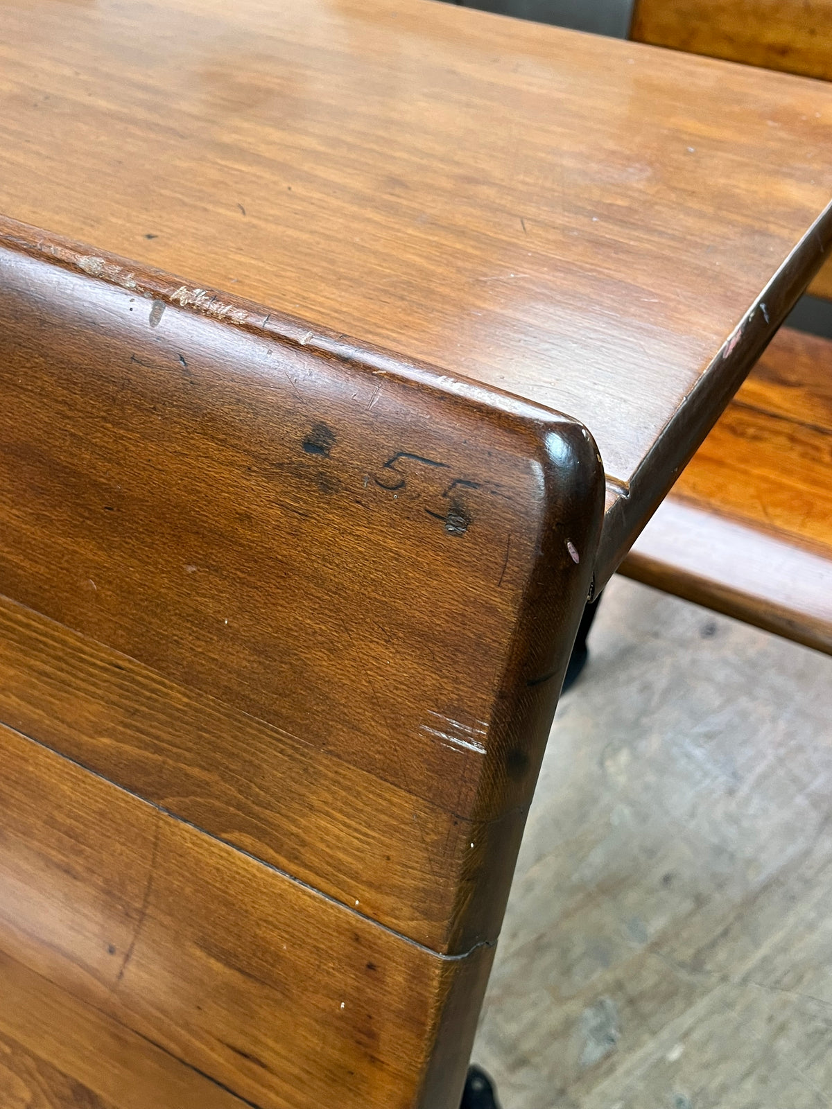 Antique Victorian Schoolhouse Desk