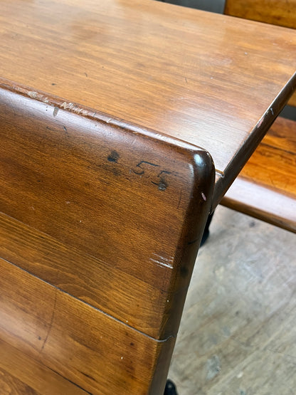 Antique Victorian Schoolhouse Desk