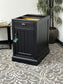 Black Modular Pedestal Cabinet