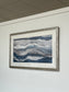 Printed Abstract Mountain Landscape Artwork