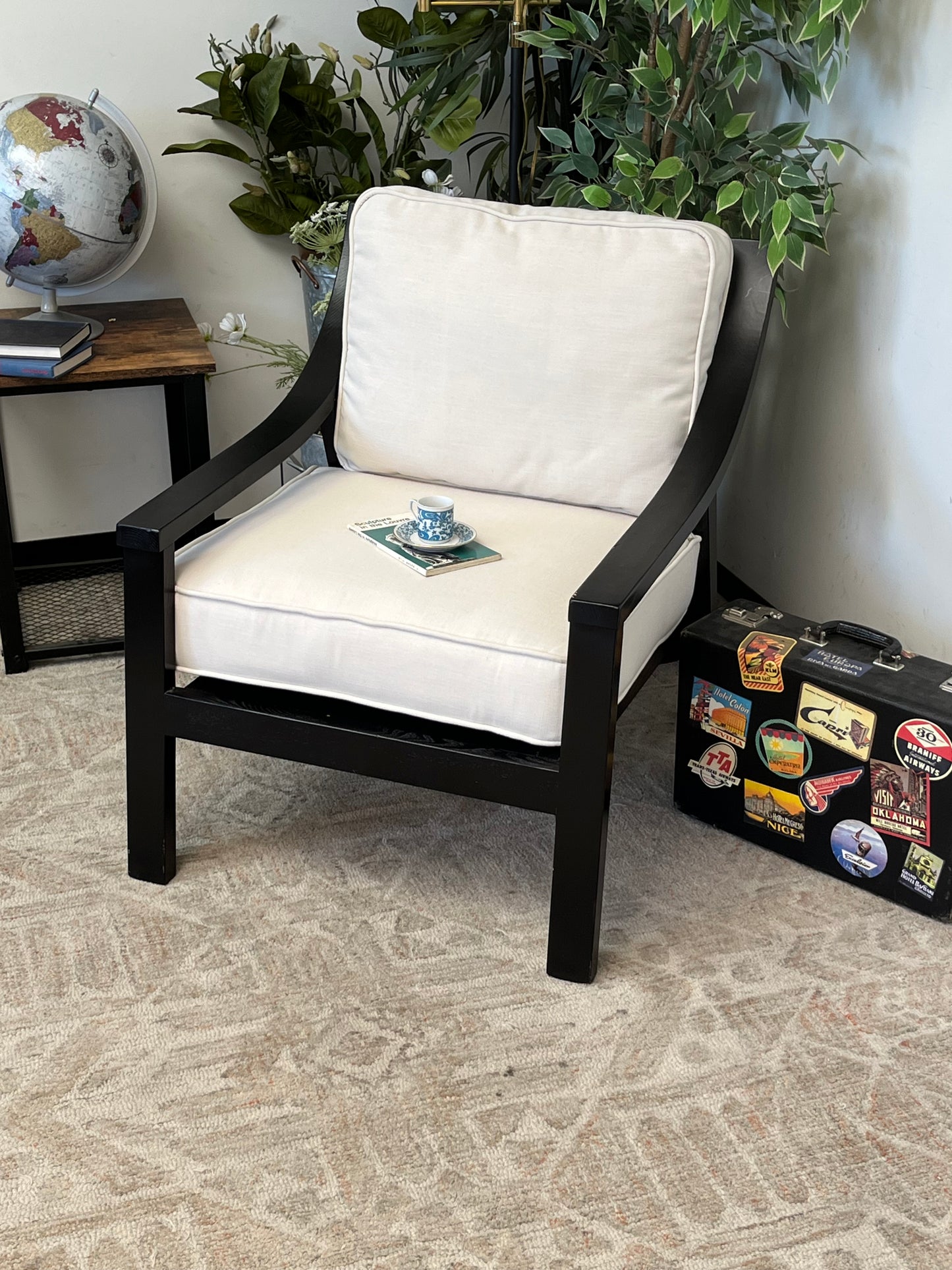 Mid-Century Style Wooden Arm Chair