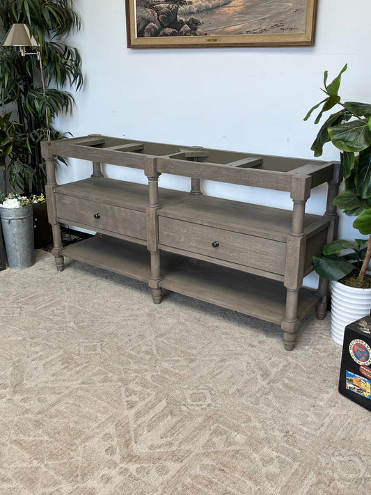 Farmhouse Style Console - Missing Top