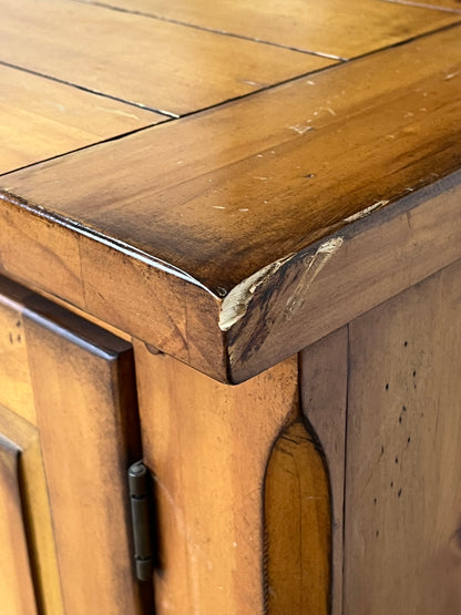 Rustic Solid Wood TV Stand