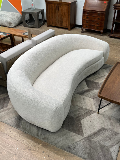 Boucle Art Deco Style Sofa