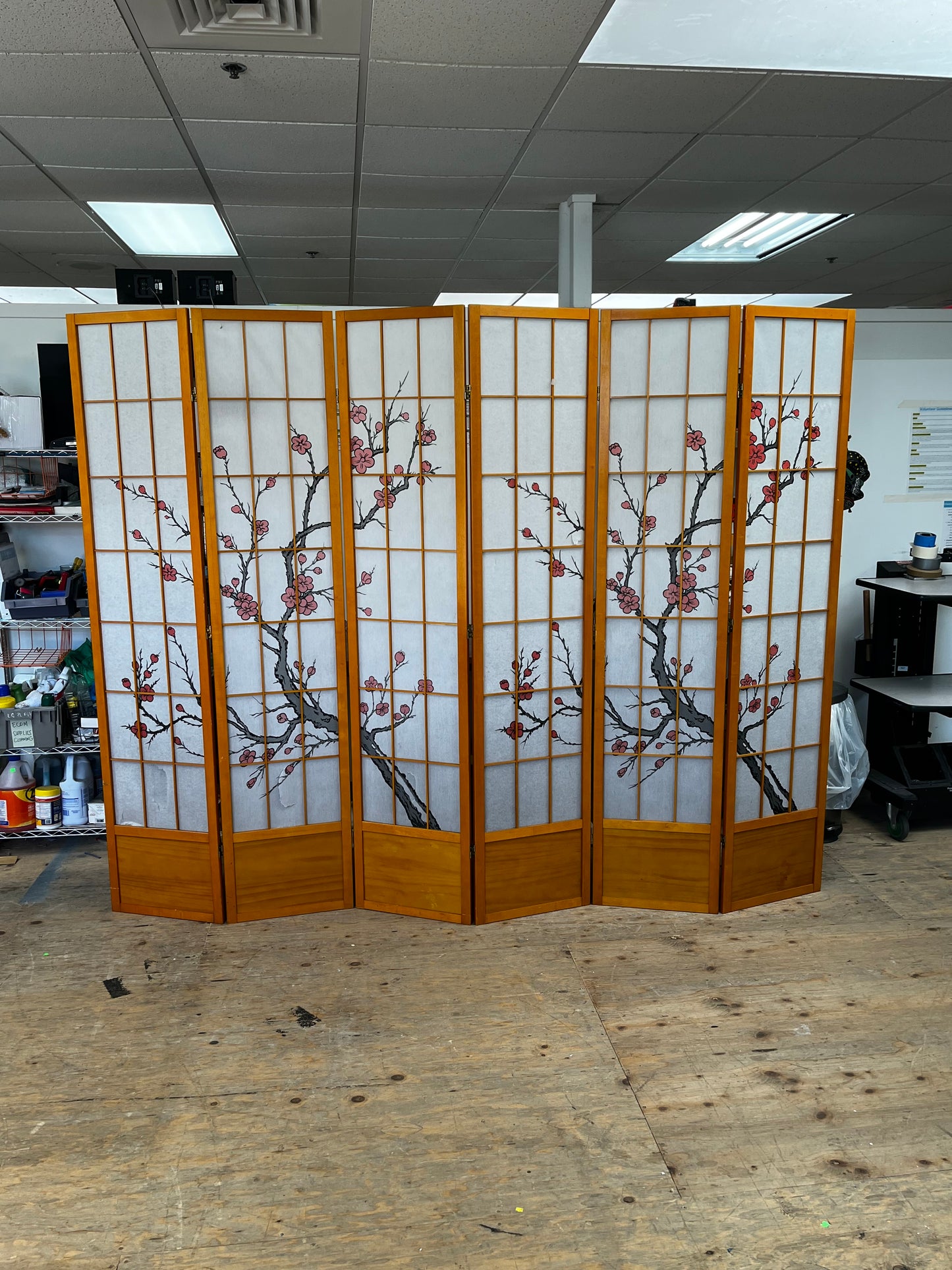 Floral 102" Rom Divider