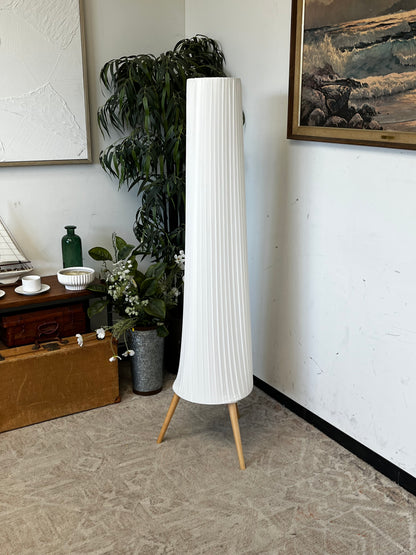 Ikea Style Fluted Floor Lamp