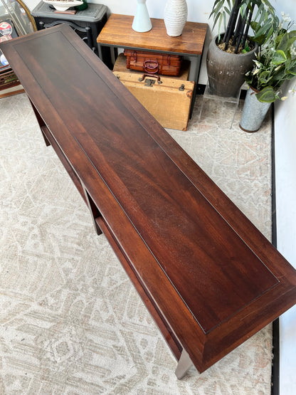 Traditional Style 72" Wooden Console
