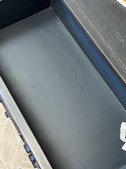 Brutalist 3 Drawer End Table