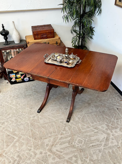 Antique Drop-Leaf Dining Table