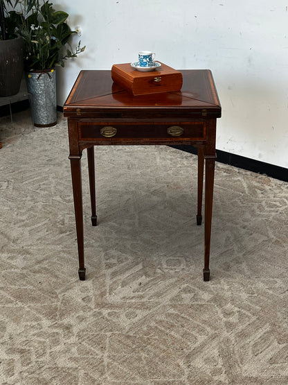Edwardian Style Envelop Card Table