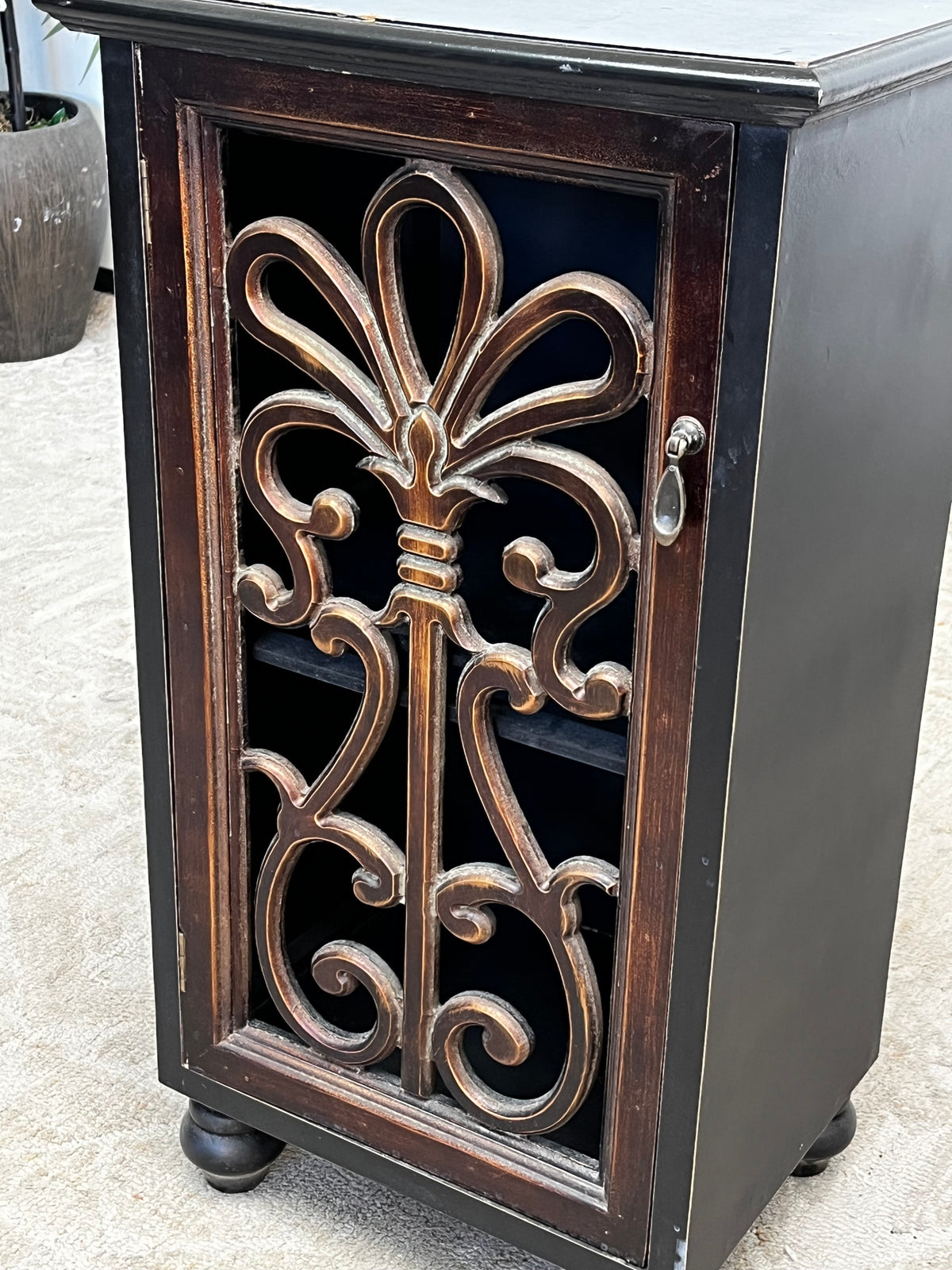 Floral Pattern Side Table