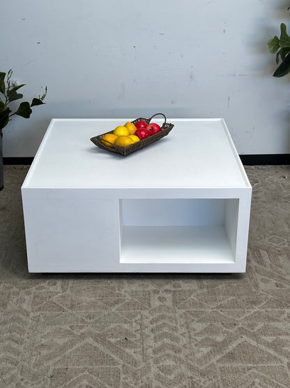 Modern Textured 38" Coffee Table