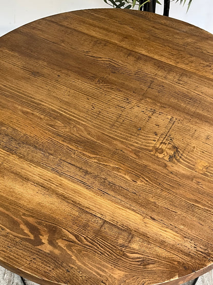 Rustic Style Oval Dining Table