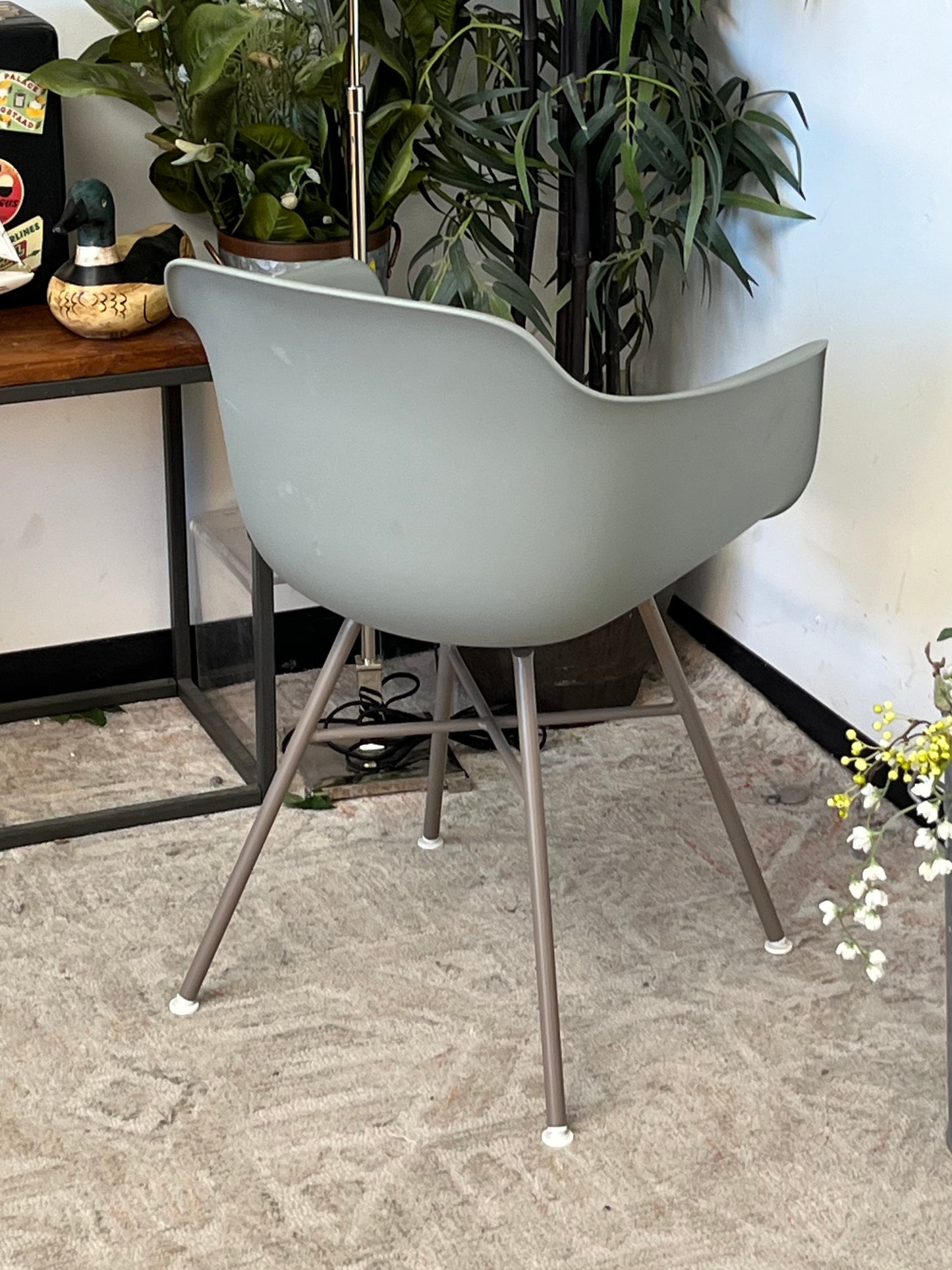Sage Grey Dining Armchair