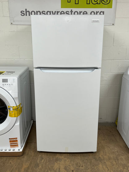 Frigidaire White 18.3 Cu. Ft. Top Freezer Refrigerator