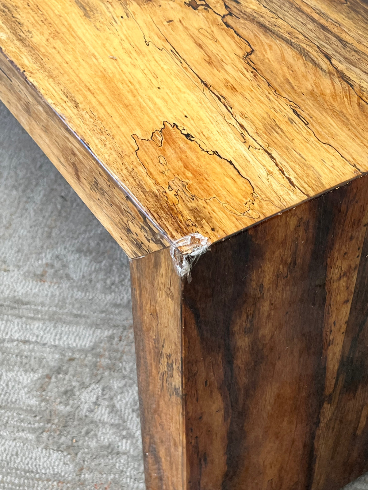 Natural Resin Wooden Coffee Table