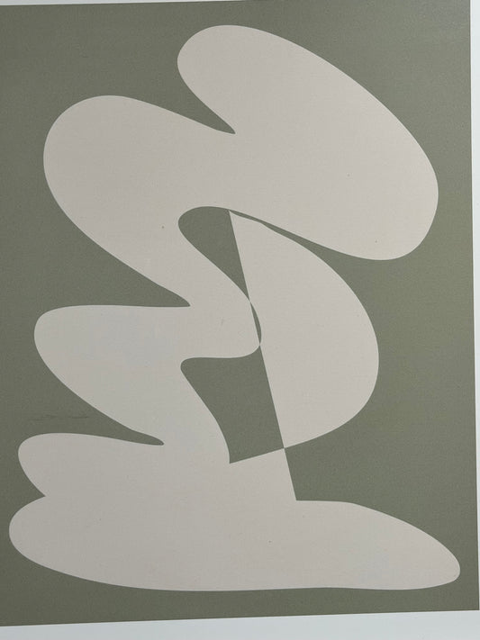 Minimlaist Abstract Modern Art Framed Print