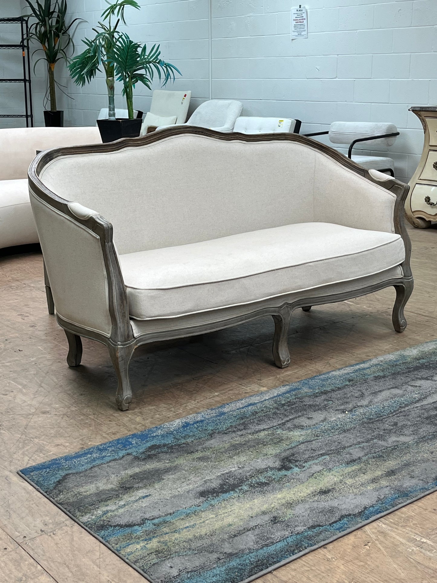 French Modern Loveseat