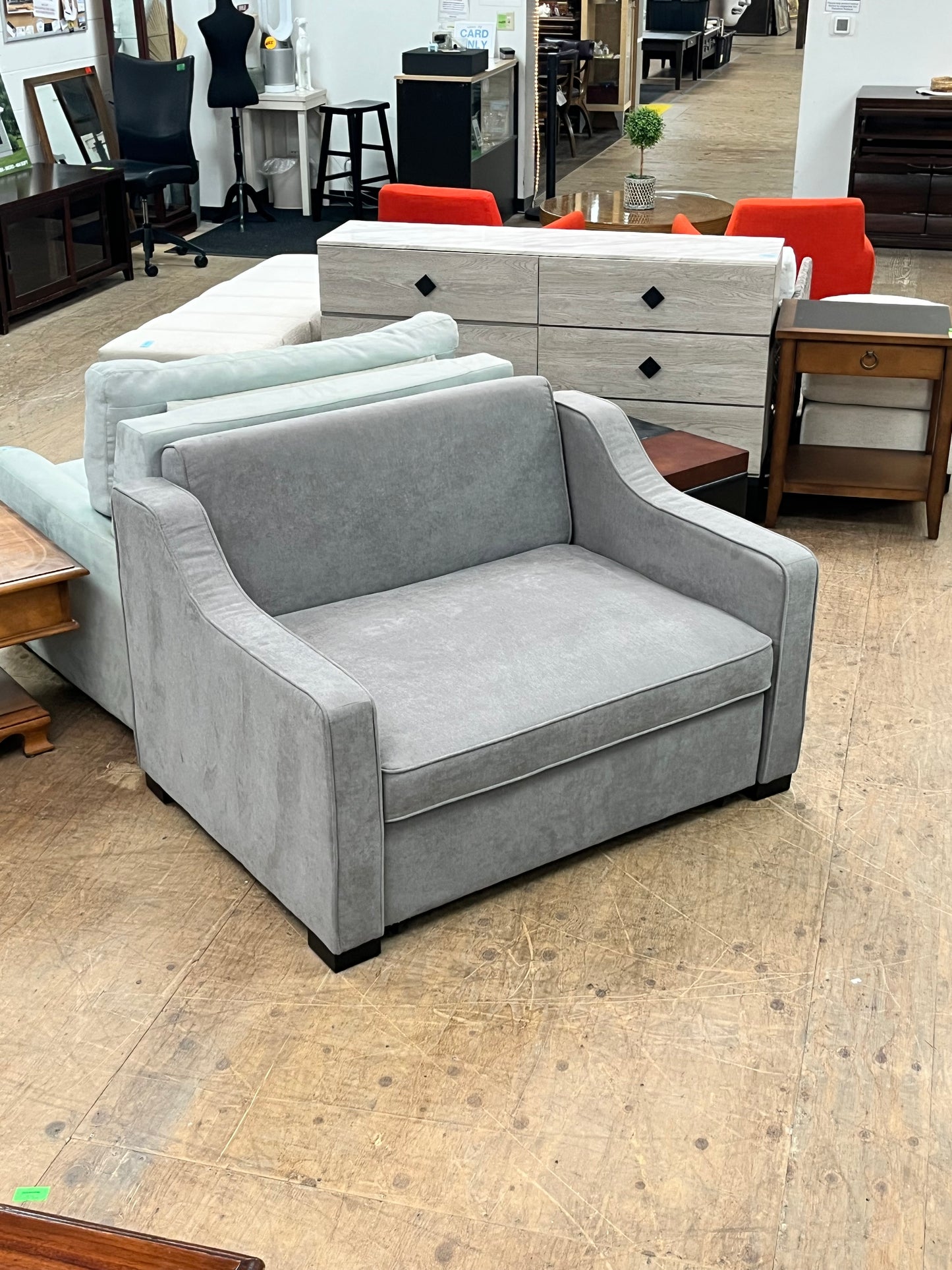 Modern Pull Out Sleeper Armchair