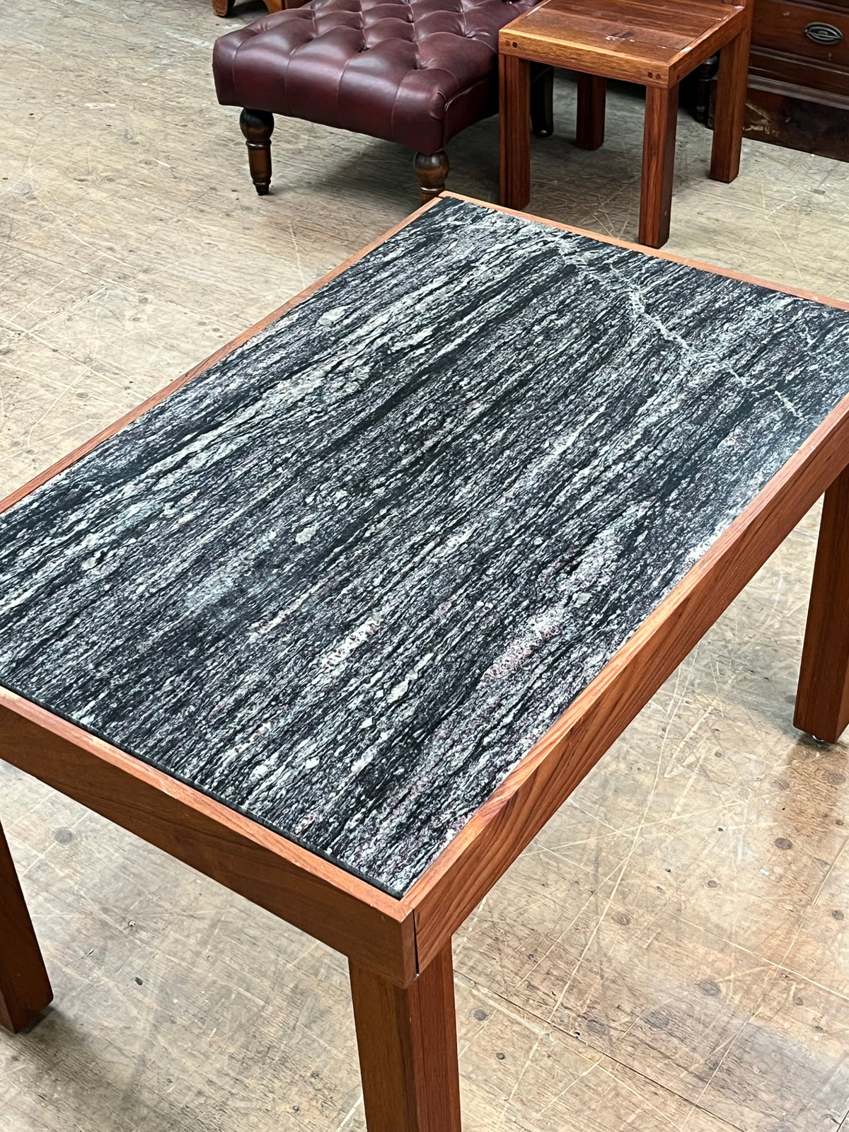 Craftsman Style Granite Dining Table