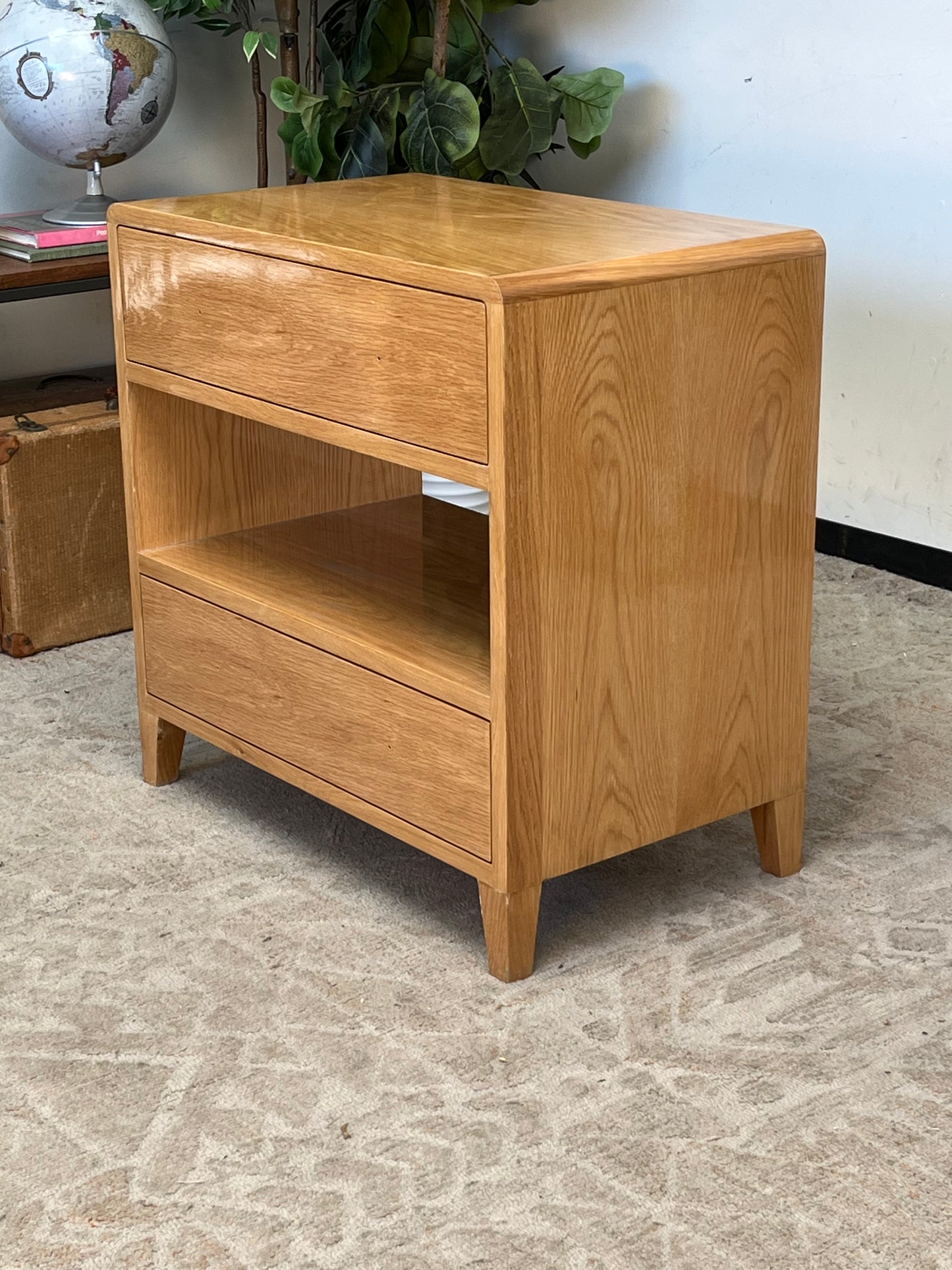 Pinewood End Table - Missing Pull Handles