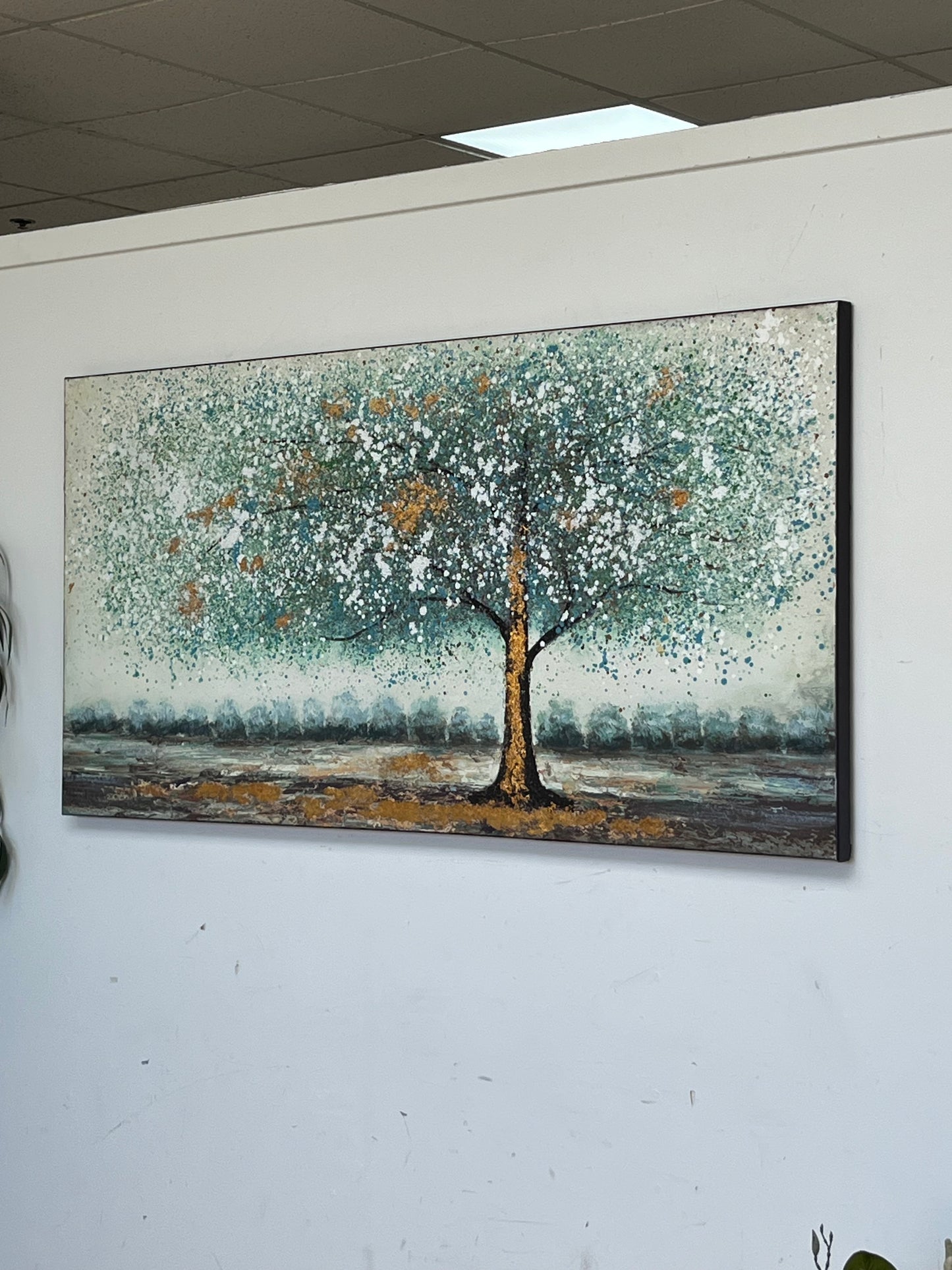 Textured Framed Landscape Artwork