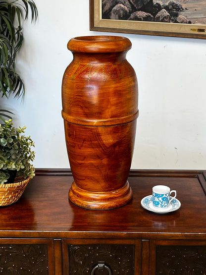 Handmade Wooden 18" Vase