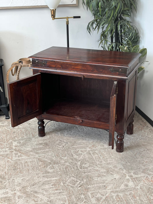 Rosewood Asian Style Cabinet