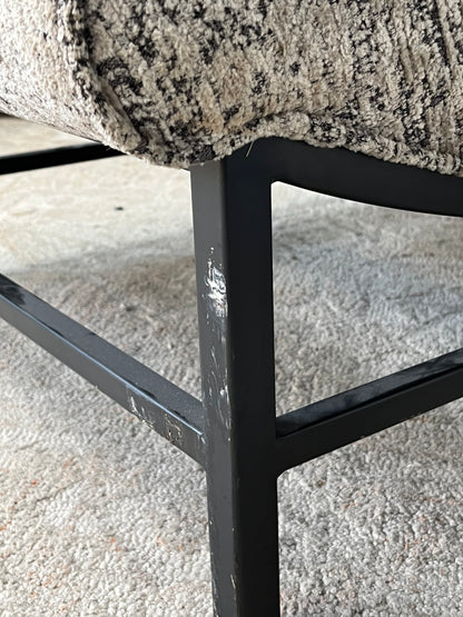 Modern Curved Back Armless Chair