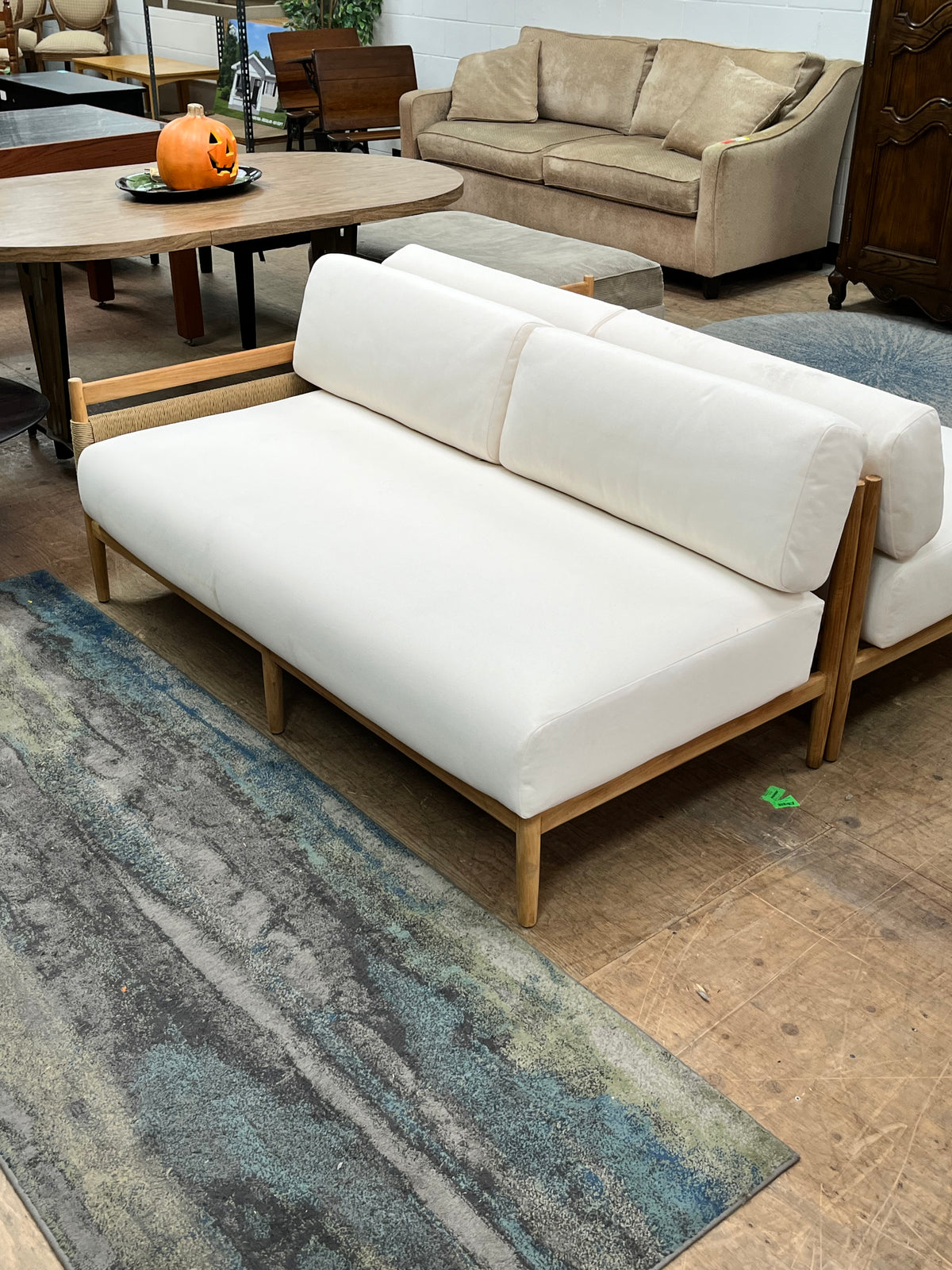 Natural Rattan Outdoor Sofa