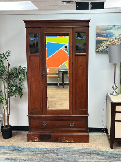 Antique Edwardian 80" Armoire