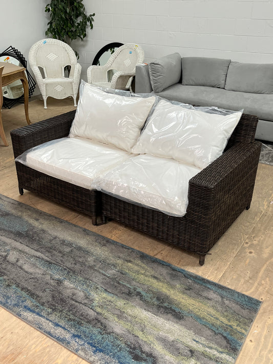 Outdoor Modular Loveseat - Set of 2 Chairs