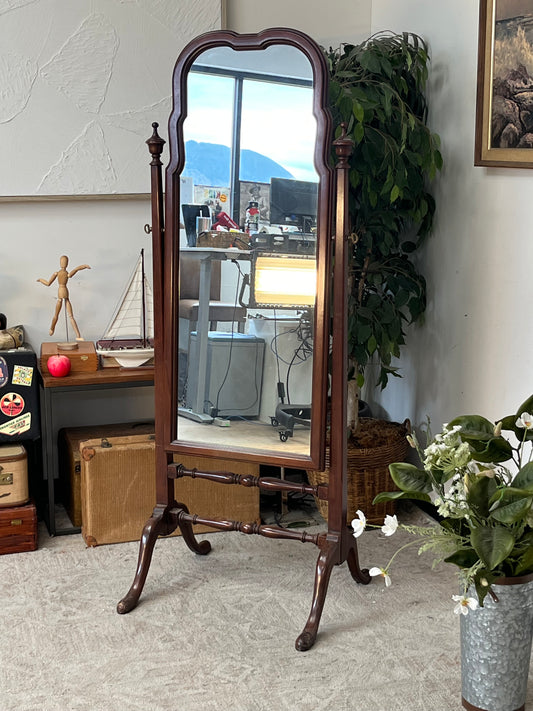 Antique Style Cheval Mirror